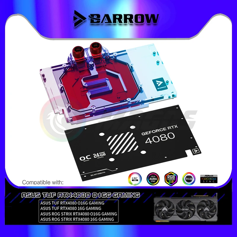 Barrow BS-AST4080-PA، 4080 GPU - مراجعة Rtx 4090 Water Block وسعره