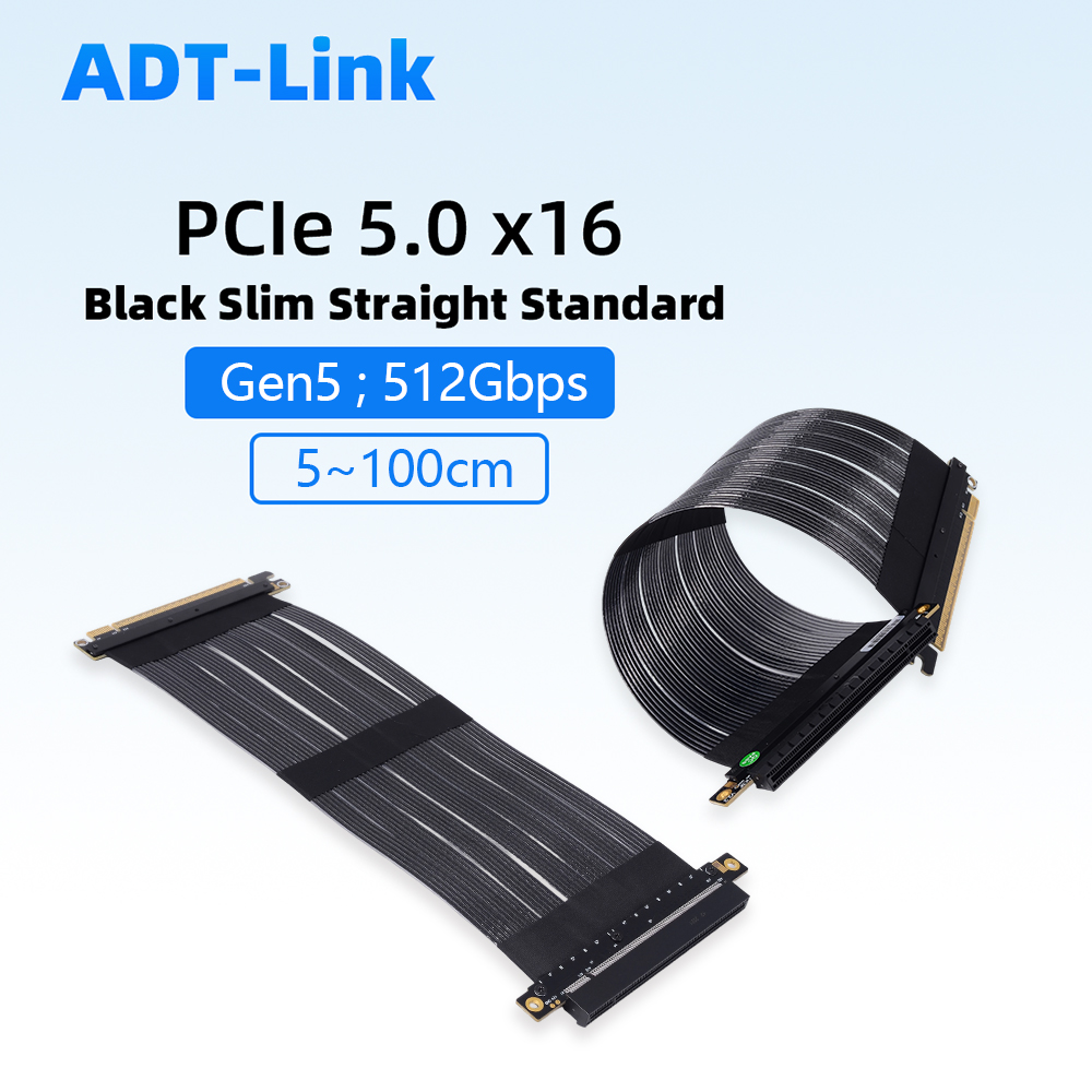 كابل تمديد بطاقة الرسومات ADT- - مراجعة Pcie 5.0 Gpu Riser Cable وسعره